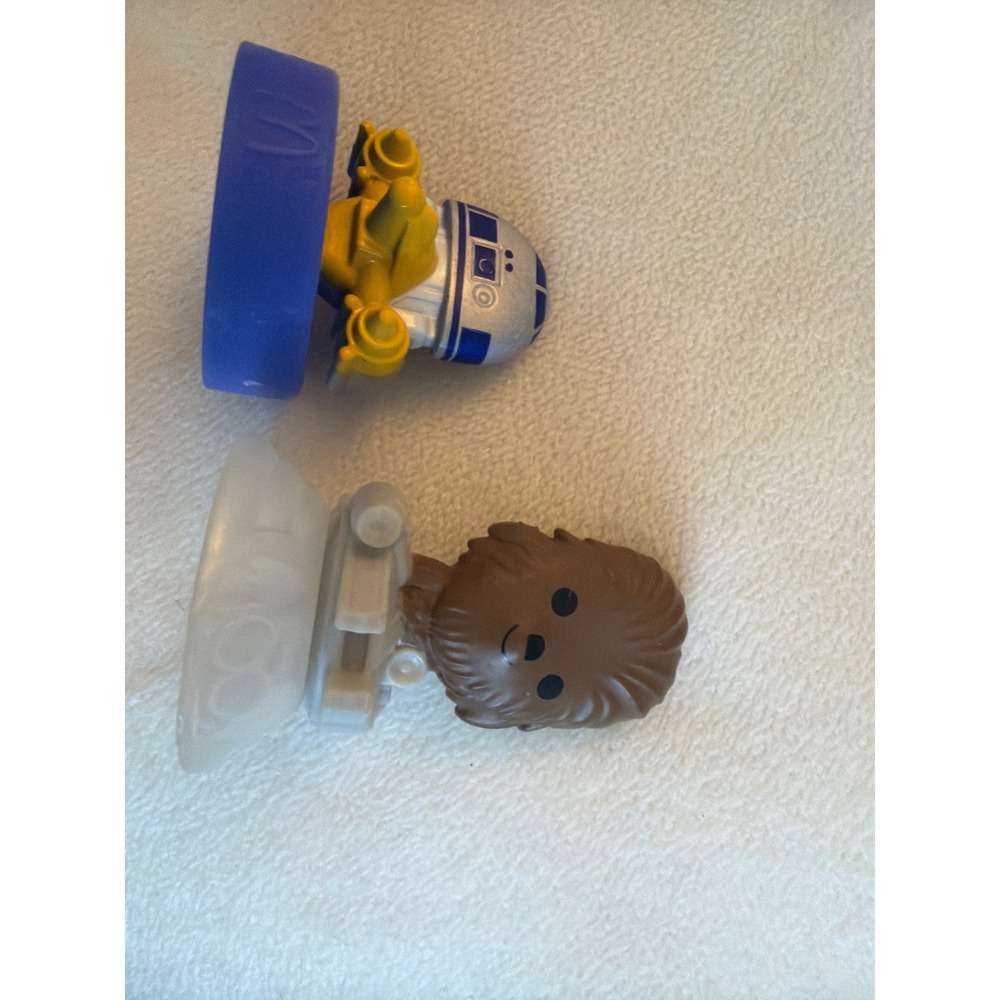 McDonalds Star Wars Disney 100 R2-D2 Naboo Starfighter Chewbacca Falcon Toy Lot